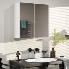  Drohmo Pola 2DL felső fürdőszoba szekrény, 60x60x22 cm, fehér fürdőszoba bútor