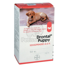  Drontal® Puppy szuszpenzió A.U.V. 50 ml élősködő elleni készítmény kutyáknak