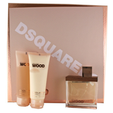 Dsquared2 Wood SET: EDP 100ml + Testtej 100ml + tusfürdő gél 100ml kozmetikai ajándékcsomag