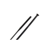 DT Swiss Aerolite egyenes fejű küllő, 297 x 2,3 x 0,9 mm, küllőanya nélkül, fekete