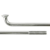 DT Swiss rozsdamentes küllő, 298 x 2,0 mm, küllőanya nélkül, ezüst színű