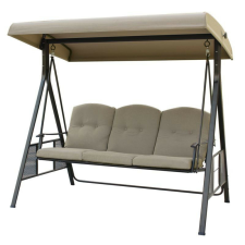  DUBAI 3 személyes hintaágy - szürke - 201x125x180cm hintaágy