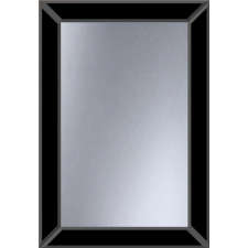 Dubiel Vitrum Domino tükör 55x80 cm négyszögletes fekete 5905241005416 fürdőszoba kiegészítő