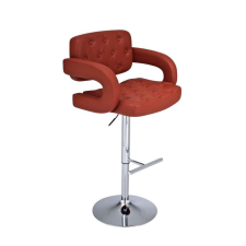  Dublin bárszék állítható magasságú műbőr konyak - króm 1011511 bútor
