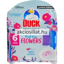 Duck Fresh Discs WC-öblítő korog First Kiss Flowers 36ml tisztító- és takarítószer, higiénia