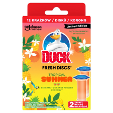 Duck ® Fresh Discs zselés WC-öblítő korong utántöltő 2x36 ml Tropical Summer tisztító- és takarítószer, higiénia