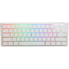 DUCKYCHANNEL ONE 3 Mini RGB MX Blue Magyar fehér billentyűzet