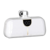 DUDAO K20SC mini powerbank beépített Type-C csatlakozóal 5000mAh - fehér