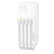 DUDAO K6Pro Universal 10000mAh Power Bank külső akkumulátor USB kábel, USB Type C, Lightning fehér (K6Pro-fehér)