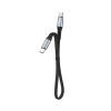 DUDAO L10C USB A - USB C kábel, 100W, 23cm,fekete