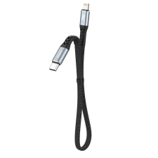 DUDAO L10P kábel USB Type-C - Lightning PD20W fekete (L10P) mobiltelefon kellék