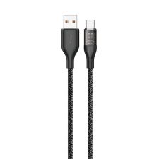 DUDAO L22T USB-A apa - USB-C apa 120W Töltő kábel - Szürke (1m) kábel és adapter