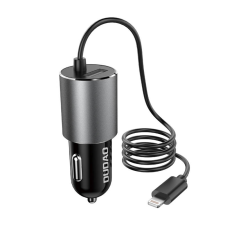 DUDAO R5ProL USB-A Autós töltő - Szürke mobiltelefon kellék