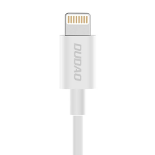 DUDAO USB és Lightning kábel Dudao L1L 3A 1m (fehér) kábel és adapter