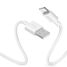 DUDAO USB / Lightning adatok töltőkábel 3A 1m fehér (L1L fehér) telefontok kábel és adapter