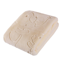 Duetbaby mintás babatakaró - 80x110 cm - Bézs babaágynemű, babapléd