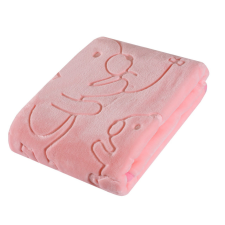 Duetbaby mintás babatakaró - 80x110 cm - Rózsaszín babaágynemű, babapléd