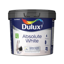 Dulux ABSOLUTE WHITE 3L FEHÉR BELTÉRI FALFESTÉK fal- és homlokzatfesték