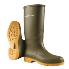 Dunlop Biztonsági csizma, Dunlop Dull, PVC, vízálló Green 31 munkavédelmi cipő