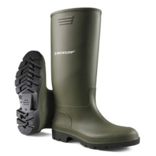 Dunlop pricemastor saválló zöld pvc munkavédelmi csizma munkavédelmi cipő