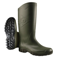 Dunlop Védőcsizma, Dunlop Dane, PVC, vízálló Zöld 45