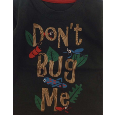 DUNNES mintás sötétzöld felső - 80 gyerek póló