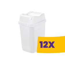 Dünya Easy billenős szemetes Fehér 18L (Karton - 12 db) szemetes