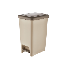 Dünya Slim pedálos szemetes Homok 15L szemetes