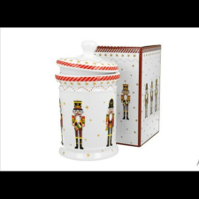 Duo Gift Porcelán keksztároló 11x19cm, 800ml, dobozban, Christmas Nutcracker papírárú, csomagoló és tárolóeszköz