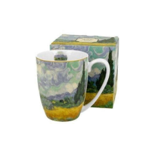 Duo Gift Porcelánbögre 380ml, dobozban, Van Gogh: Búzaföld Ciprusokkal bögrék, csészék