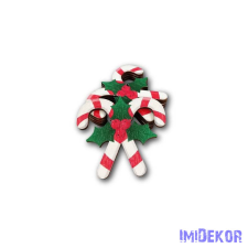  Dupla cukorbot kicsi 5db/csomag 7x7,7cm dekorációs kellék
