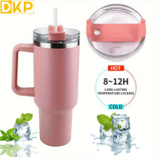 Duplafalú rozsdamentes acél vizespalack, 1l termosz