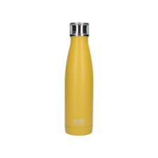 Duplafalú termosz,(24h hideg,6h meleg) rozsdamentes acél,483ml,Mustard,Built termosz