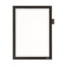 DURABLE Bemutató keret, A4, öntapadó, jegyzetelhető, DURABLE DURAFRAME® "NOTE", fekete információs tábla, állvány