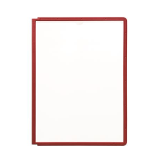 DURABLE Bemutatótábla, A4,  "SHERPA®", piros információs tábla, állvány