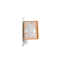 DURABLE Bemutatótábla tartó, Durable Vario® Magnet Wall 5, narancssárga információs tábla, állvány