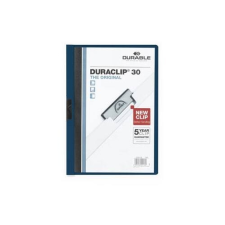 DURABLE Clip-mappa Durable Duraclip A/4 30 lapig sötétkék mappa