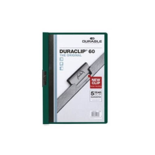 DURABLE Clip-mappa Durable Duraclip A/4 60 lapig sötétzöld mappa