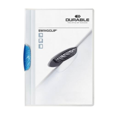 DURABLE Clip-mappa Durable Swingclip A/4 30 lapig kék mappa