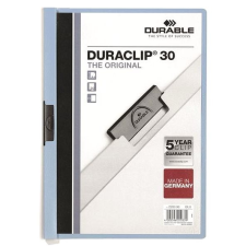 DURABLE Duraclip A4, 30 lap, világoskék mappa