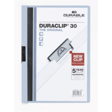 DURABLE Duraclip A4 30lapos világoskék clip-mappa mappa