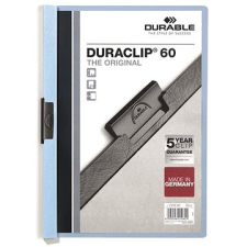 DURABLE Duraclip A4, 60 lap, világoskék mappa