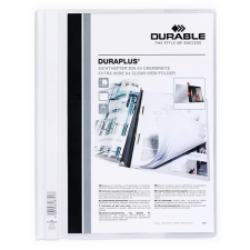 DURABLE Gyorsfűző DURABLE Duraplus A/4 széles panorámás fehér lefűző
