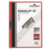 DURABLE Hunke und Jochheim GmbH & Co. KG Durable Duraclip clip-mappa, 30 lapig, piros