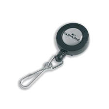 DURABLE Hunke und Jochheim GmbH & Co. KG Durable műanyag névkitűzőtartó, karabíneres, kihúzható névkitűző