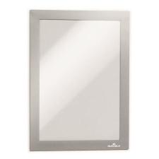 DURABLE Infokeret, A5, mágneses, DURABLE "DURAFRAME MAGNETIC", ezüst információs tábla, állvány