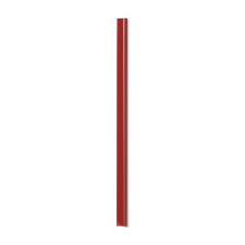 DURABLE Iratsín lefűzhető 3mm, 100db/doboz, Durable piros iratsín
