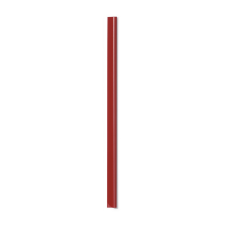 DURABLE Iratsín lefűzhető 3mm, 100db/doboz, Durable piros iratsín