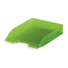 DURABLE Irattálca, műanyag, DURABLE, "Basic", áttetsző zöld irattálca