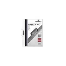DURABLE Klip mappa 60 lap DURABLE DURACLIP®, fehér mappa